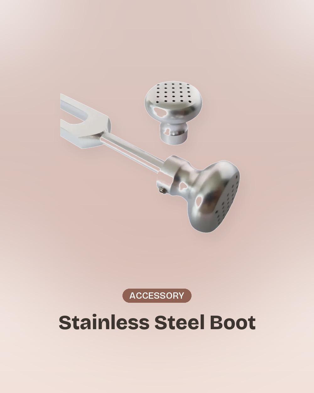 Tuning Fork Boot, Stainless Steel