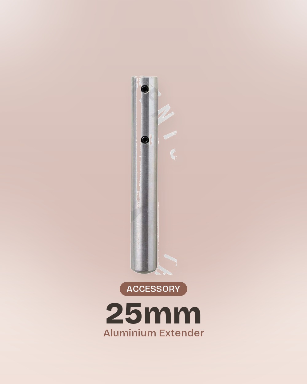 Tuning Fork Extender, 25mm Aluminium