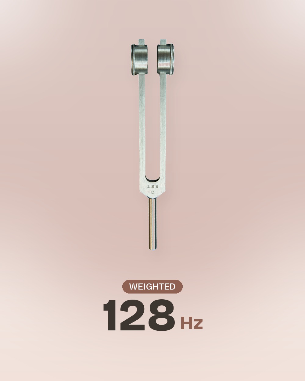 Weighted Tuning Fork, 128 Hz