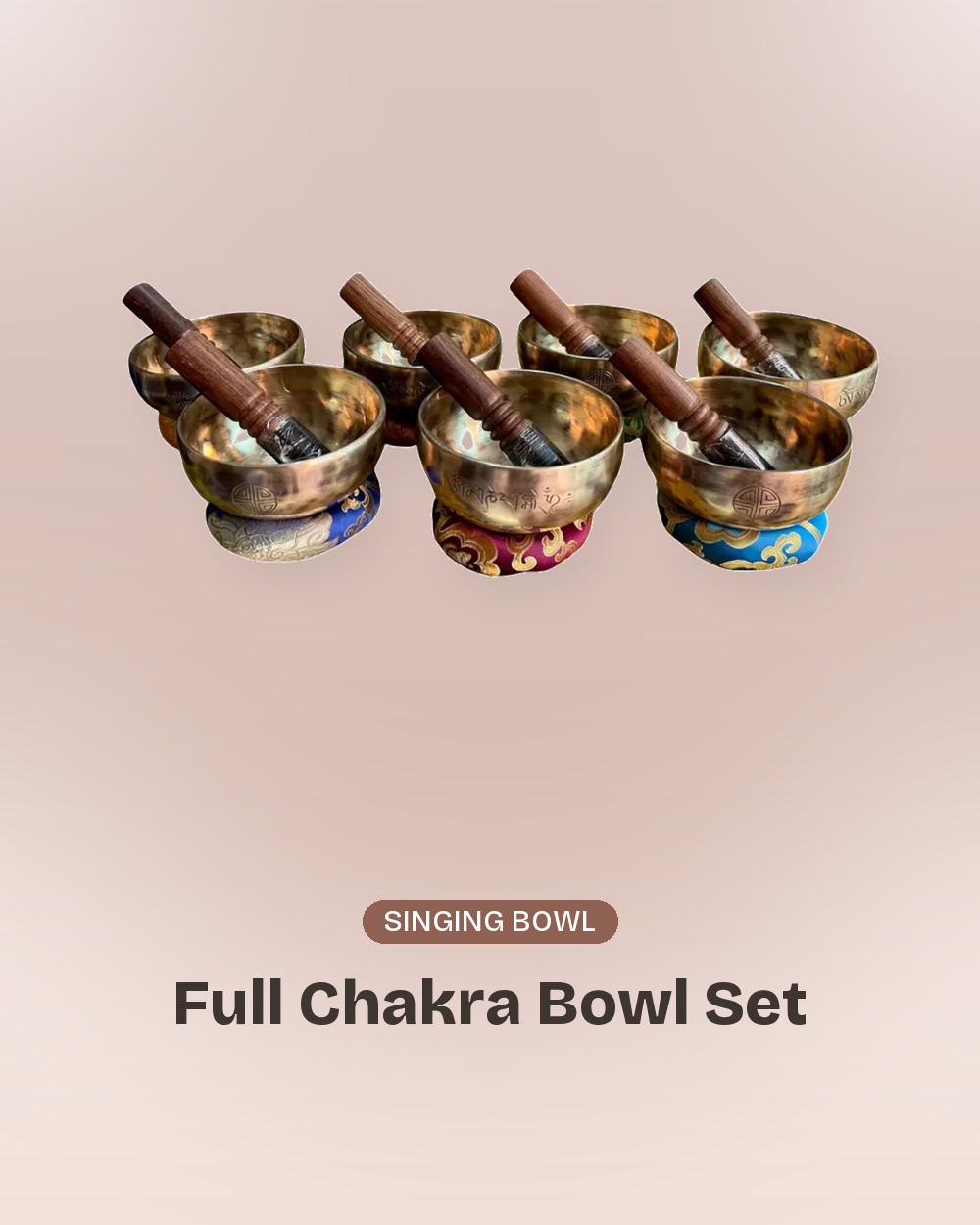 Full Chakra Bowl Set